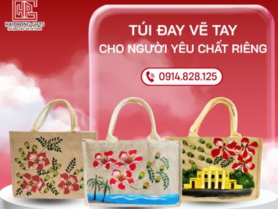 Tự Nhiên – Sáng Tạo – Cá Tính: Túi Đay Vẽ Tay Cho Người Yêu Chất Riêng